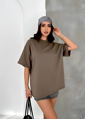 Premium Seri Standart Beden Oversize Basic T-Shirt - Görsel 10