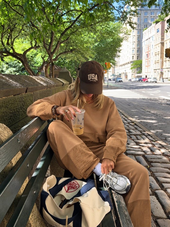 Zara Model Camel İkili Eşofman Takımı M — görsel 2/8