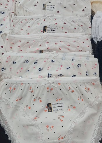 4 adeti ham pamuk külot - Görsel 4