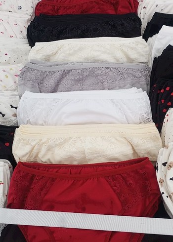 4 adeti ham pamuk külot - Görsel 6