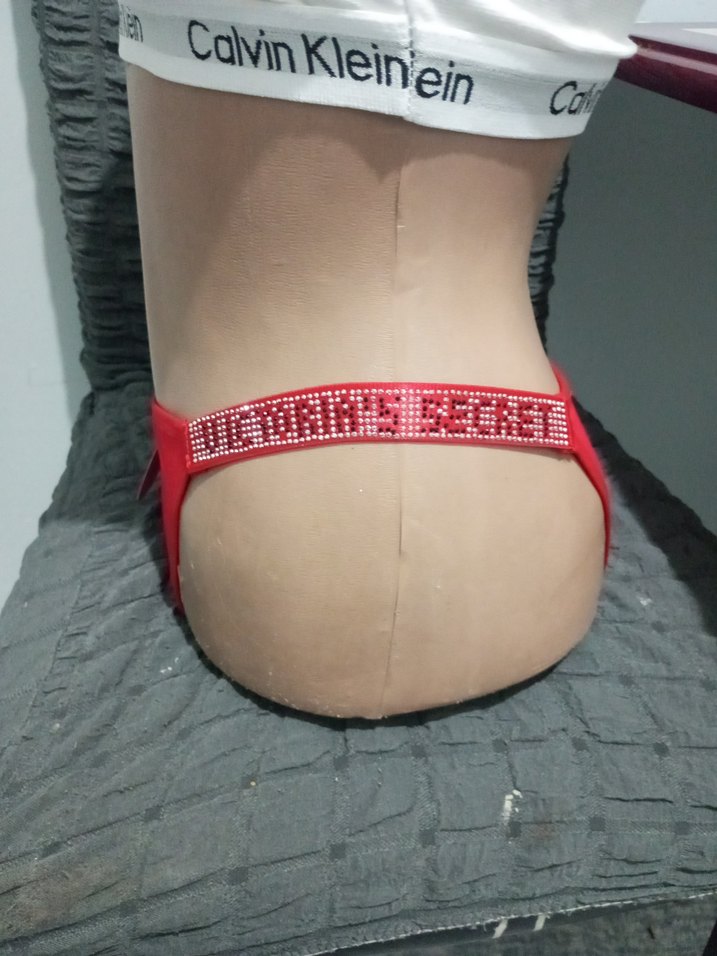 3 adet Victoria's Secret taşlı brazilian - Görsel 3