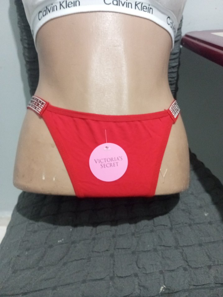 3 adet Victoria's Secret taşlı brazilian - Görsel 2