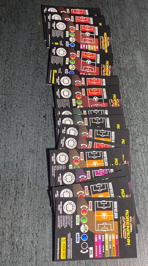 Kulüpler Dünya Kupası Çok Renkli Emblem Futbol Kartları - Görsel 2