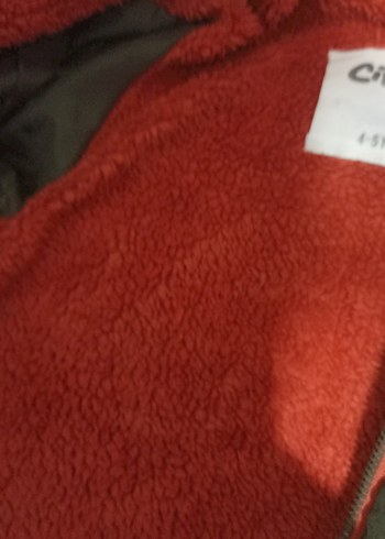 Koyu Yeşil Kapüşonlu çocuk Kışlık Mont - Görsel 4