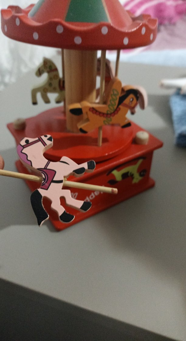 Renkli Kırmızı Müzikli Atlı Karınca Oyuncak - Görsel 3