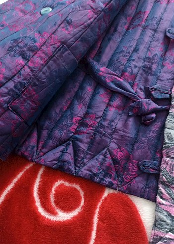 Düğmeli Mor Kadın Yelek - Görsel 6