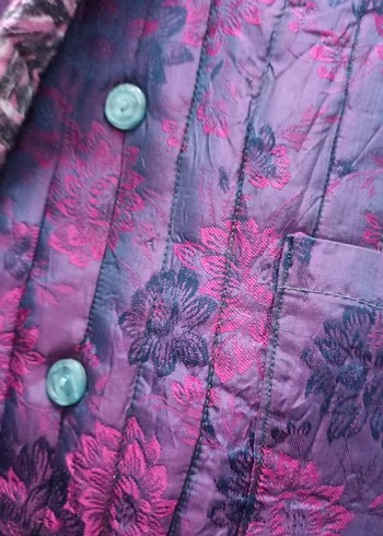 Düğmeli Mor Kadın Yelek - Görsel 3