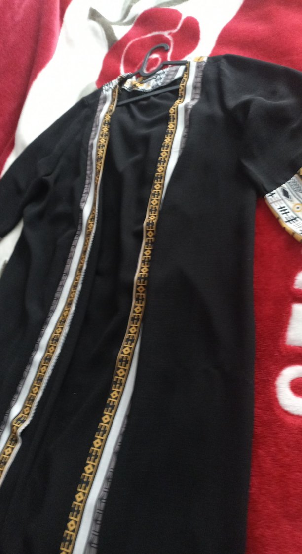 Siyah Nakışlı Kadın Kimono - Görsel 2