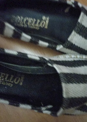 Zebra Desenli Kadın Dolgu Topuklu Espadril - Görsel 5