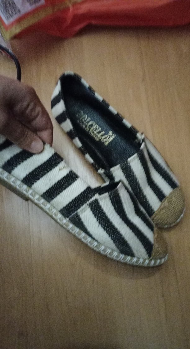 Zebra Desenli Kadın Dolgu Topuklu Espadril - Görsel 2