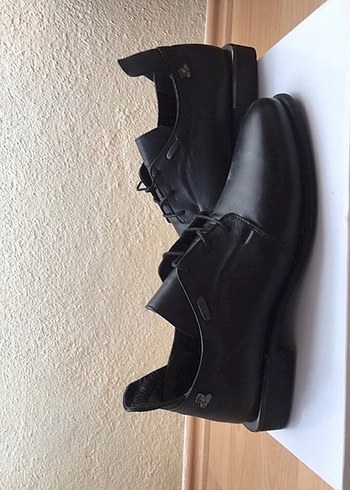 Siyah Deri  Klasik Ofis Ayakkabısı - Görsel 2