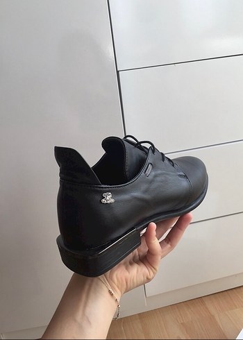 Siyah Deri  Klasik Ofis Ayakkabısı - Görsel 3