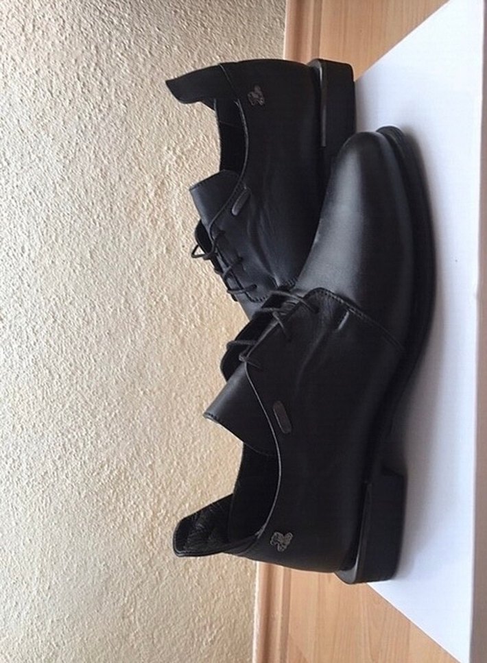 Siyah Deri  Klasik Ofis Ayakkabısı - Görsel 2