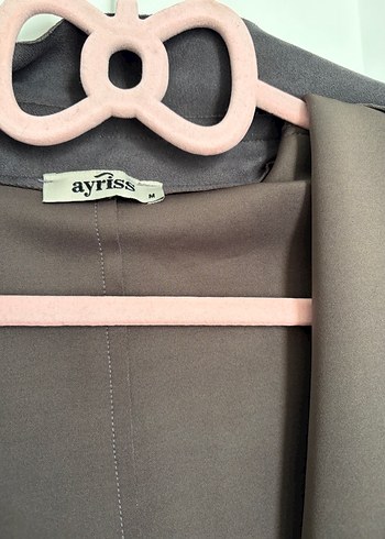 Gri Süet Kemerli Uzun Kadın Trençkot - Görsel 2