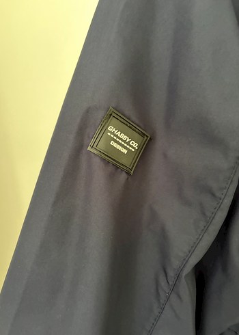 Erkek Mavi Fermuarlı Midi Yağmurluk - Görsel 4