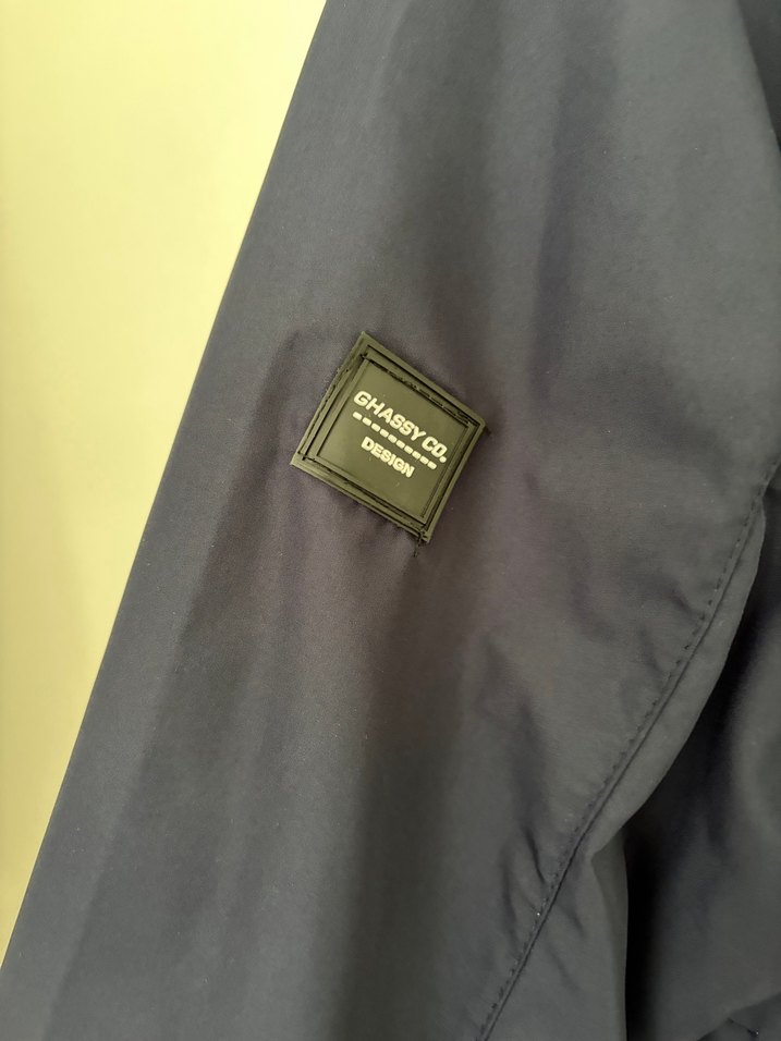 Erkek Mavi Fermuarlı Midi Yağmurluk - Görsel 4