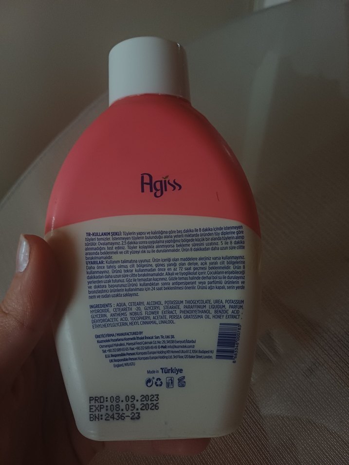 Agiss 250ml Hızlı ve Temiz Ağda Kremi - Görsel 2