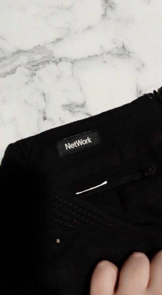 Siyah Mini Kadın Etek - Görsel 3