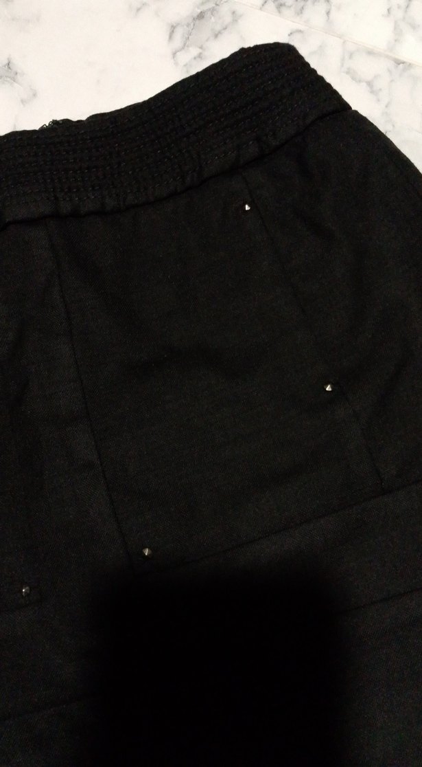 Siyah Mini Kadın Etek - Görsel 2