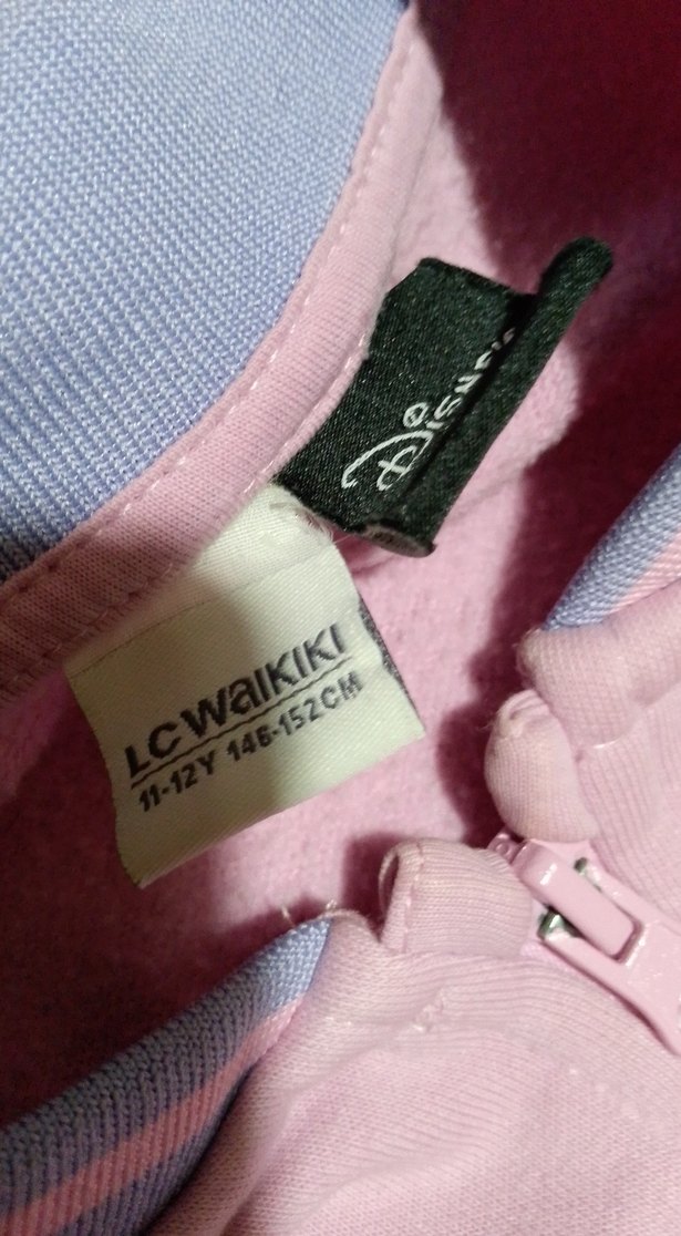 Kız Çocuk Minnie Mouse Fermuarlı Sweatshirt - Görsel 2