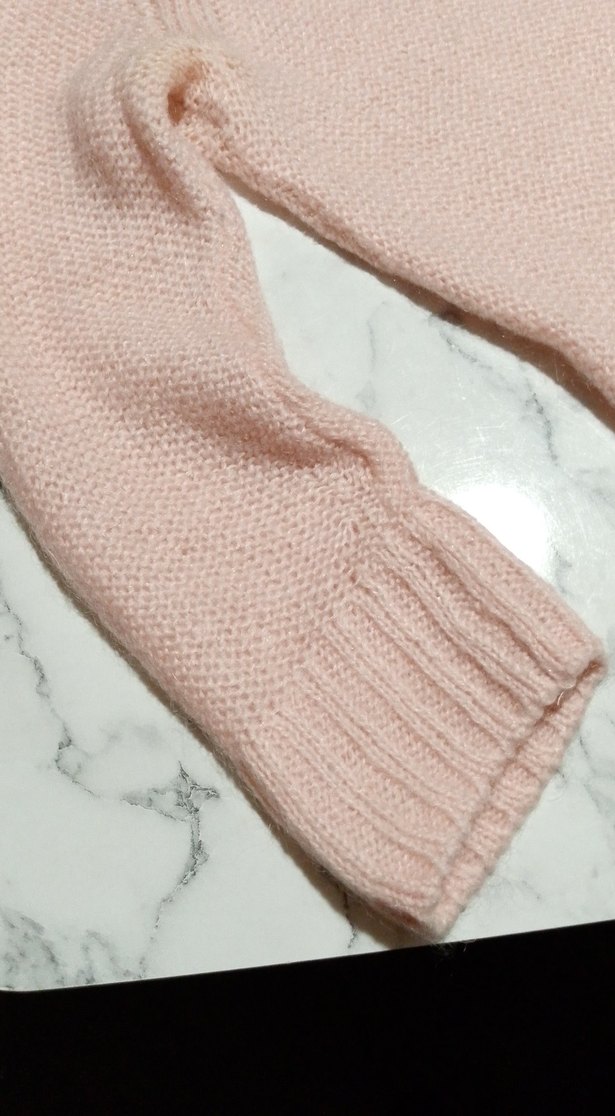 Bej Kadın Örgü Triko Kazak - Görsel 3