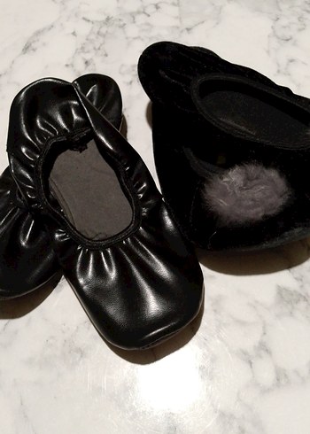 Kız Çocuk Siyah Gotik Tokalı Babet - Görsel 3