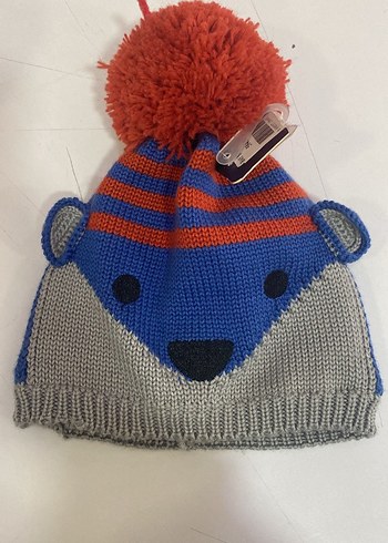 Erkek Çocuk Renkli Nakışlı Örgü Bere - Görsel 2