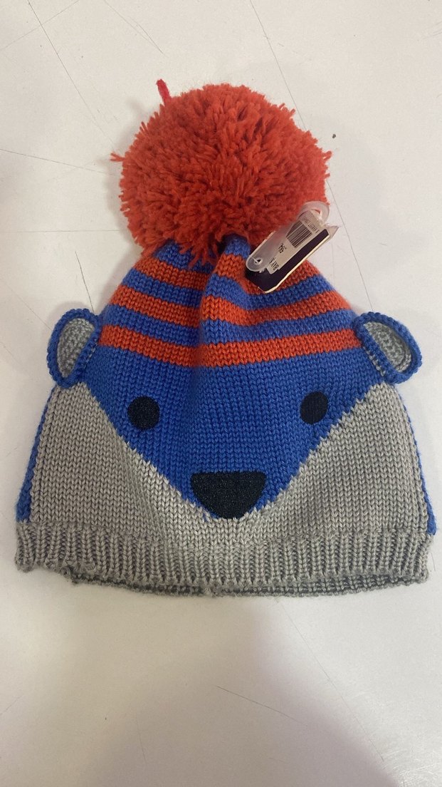 Erkek Çocuk Renkli Nakışlı Örgü Bere - Görsel 2