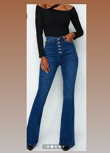 Trendyol & Milla Yüksek Bel Flare Jeans