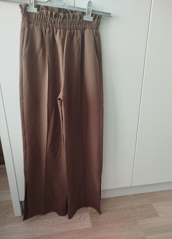 l Beden kahverengi Renk Kumaş Pantolon