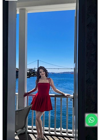 Matilda Kırmızı Elbise - Görsel 4