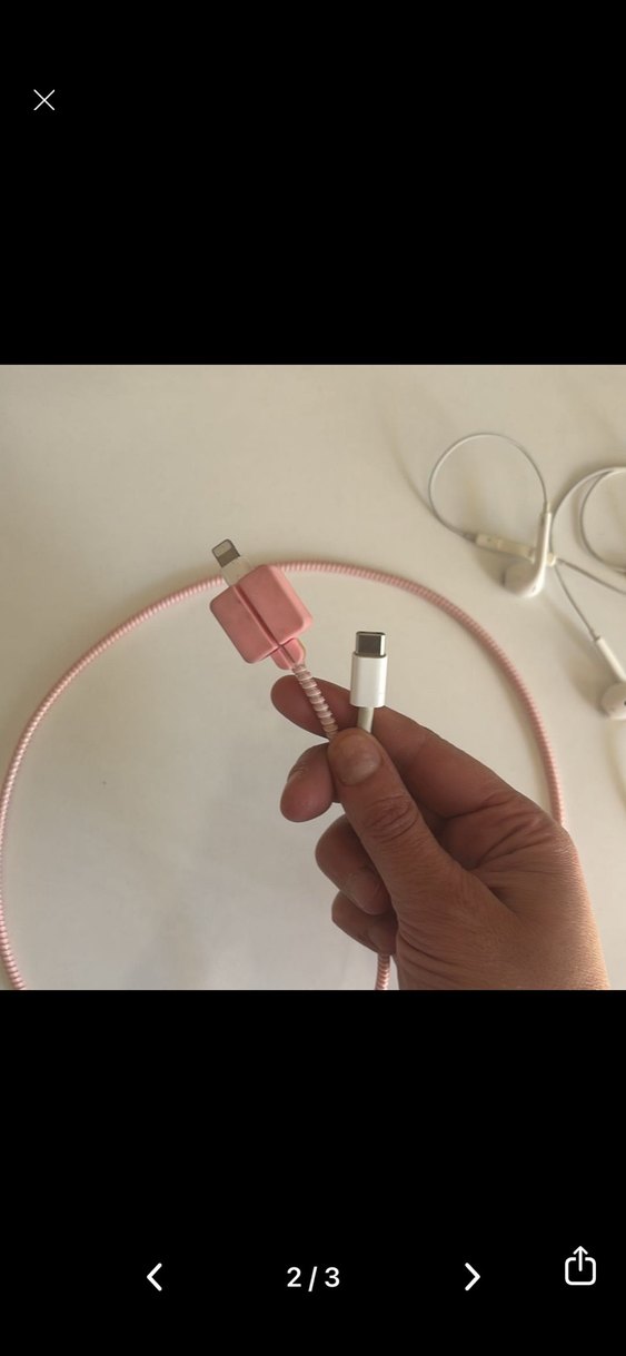 Yeşil Kulaklık Kablosu Koruyucu - Görsel 2