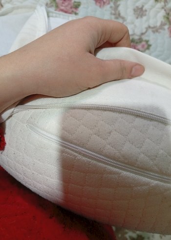 Beyaz Emzirme ve Hamilelik Destek Yastığı - Görsel 3