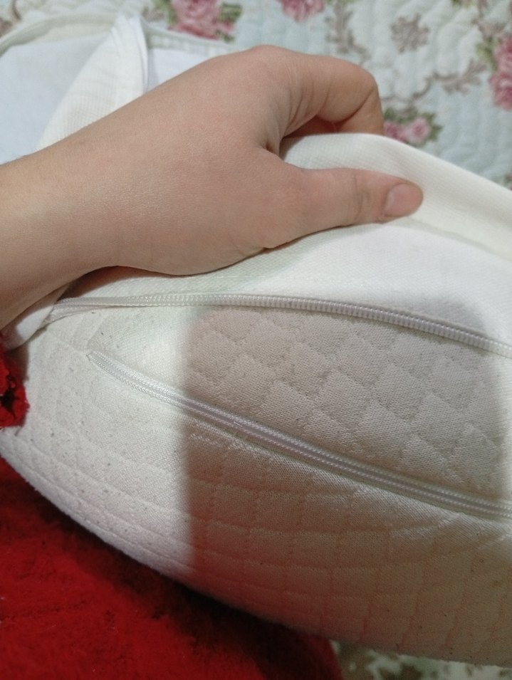 Beyaz Emzirme ve Hamilelik Destek Yastığı - Görsel 3