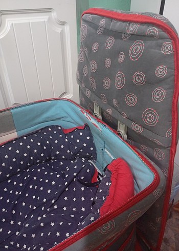 Çok Renkli Desenli Çocuk beşiği - Görsel 3