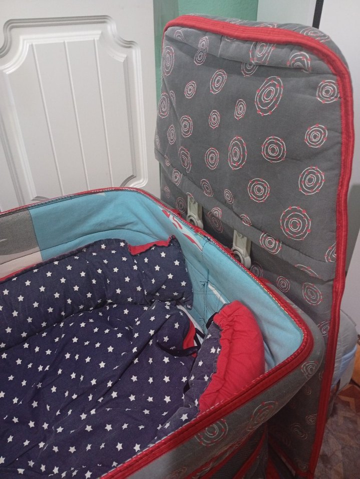 Çok Renkli Desenli Çocuk beşiği - Görsel 3