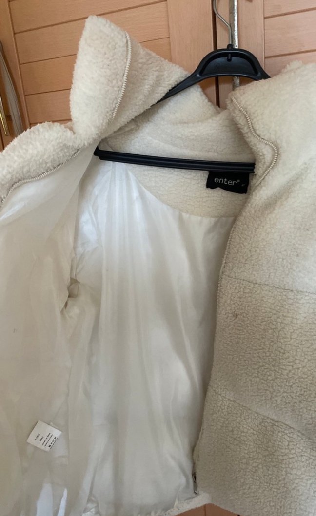 Peluş kadın mont - Görsel 3