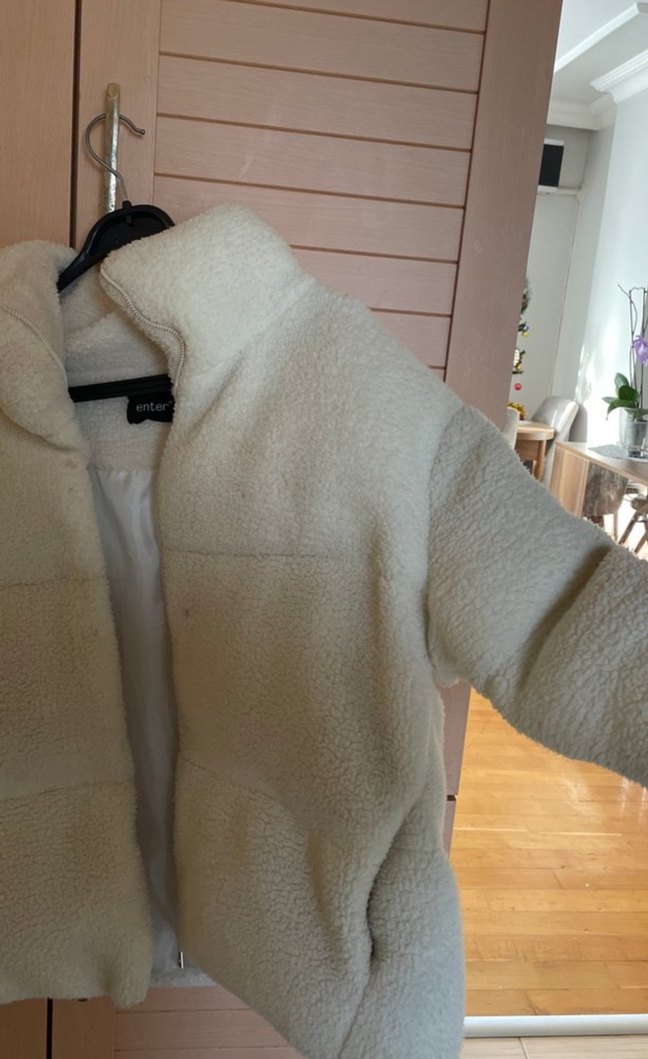 Peluş kadın mont - Görsel 2