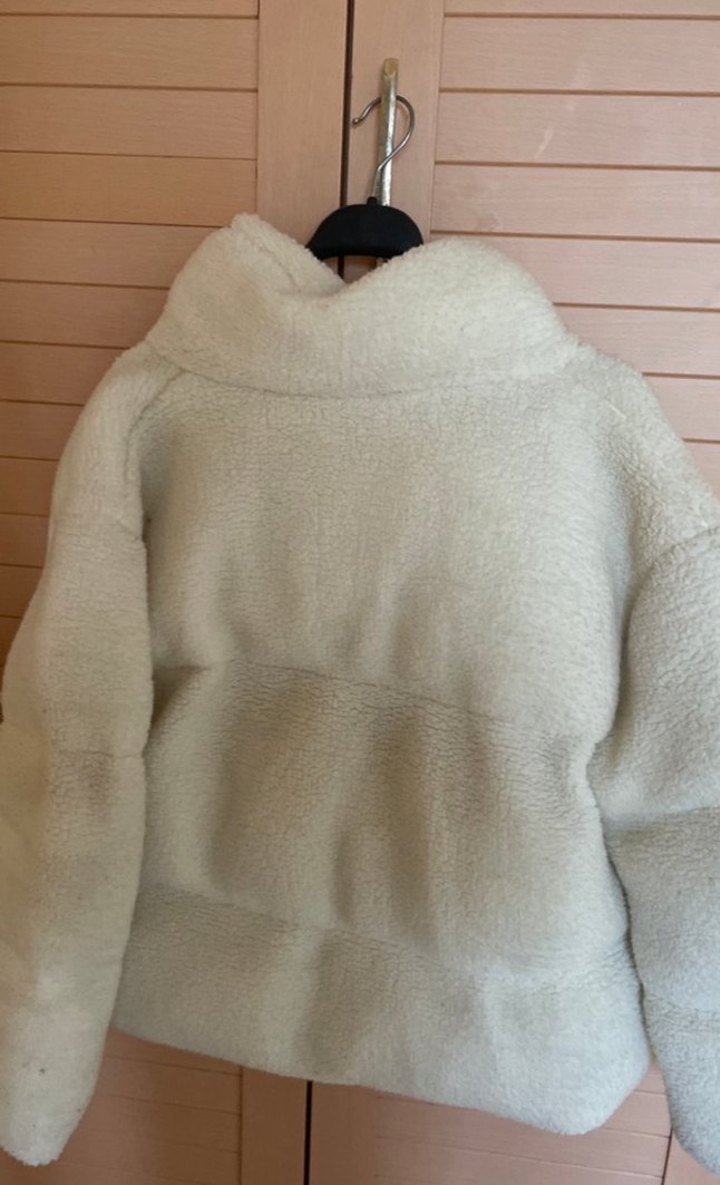 Peluş kadın mont - Görsel 4