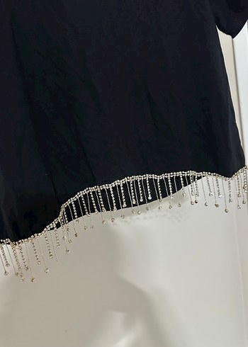 Kadın Parlak Taşlı Vücut Zinciri - Görsel 3