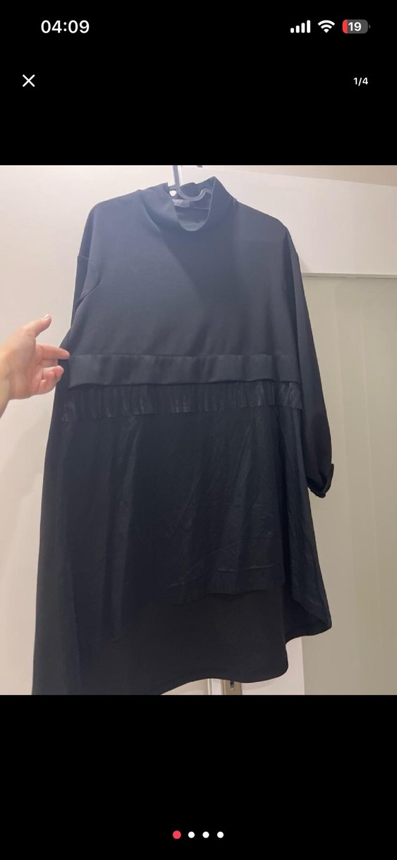 Kadın Siyah Tunık - Görsel 2