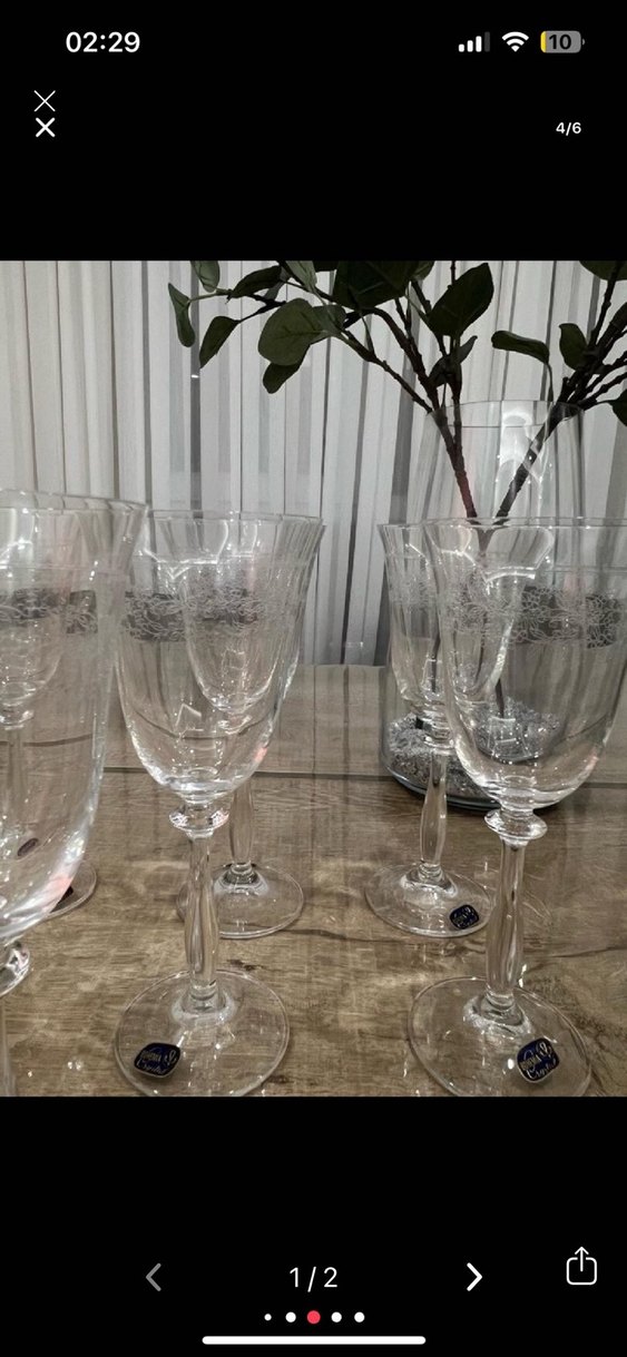 Desenli  Kadeh bardağı - Görsel 3