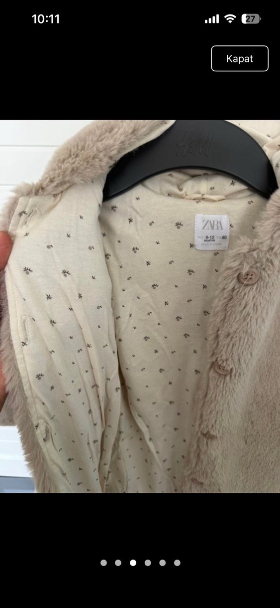 Tüylü Detaylı Bebek Tulum - Görsel 3