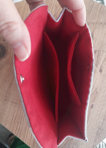 Gri Bulut Desenli genel amacli  Çanta - Görsel 4