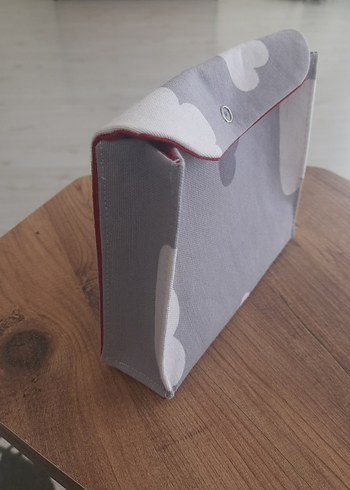 Gri Bulut Desenli genel amacli  Çanta - Görsel 3