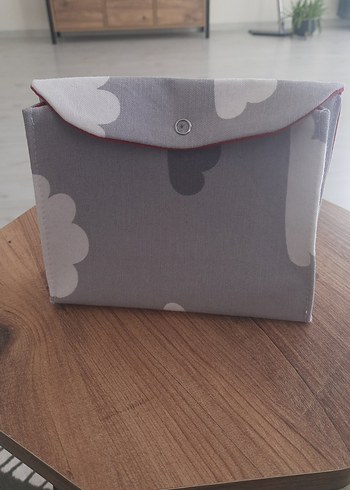 Gri Bulut Desenli genel amacli  Çanta - Görsel 2