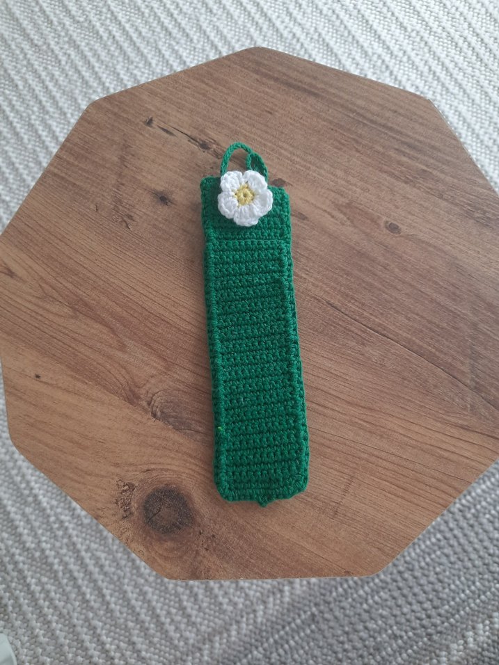 El Örgüsü Kitap Ayracı Çiçekli - Görsel 3