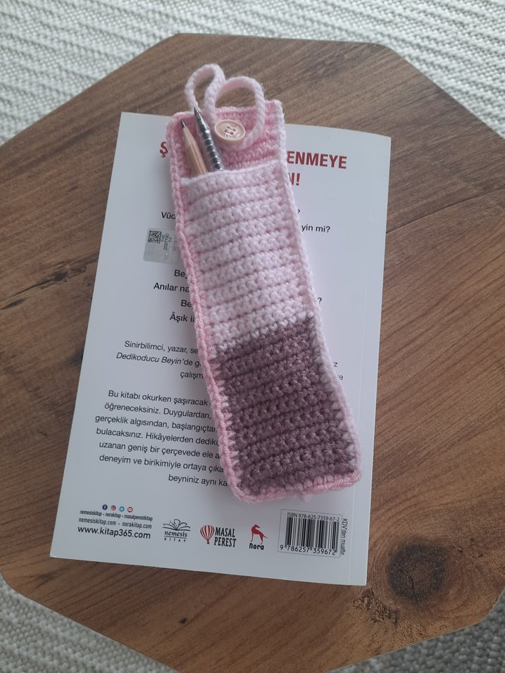 El Örgüsü Renkli Kitap Ayracı - Görsel 3