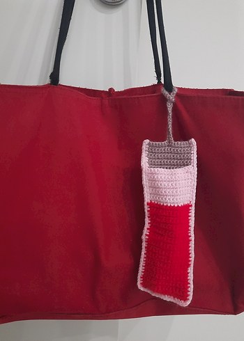 Örgü Çok Renkli gozluk Kılıfı - Görsel 4