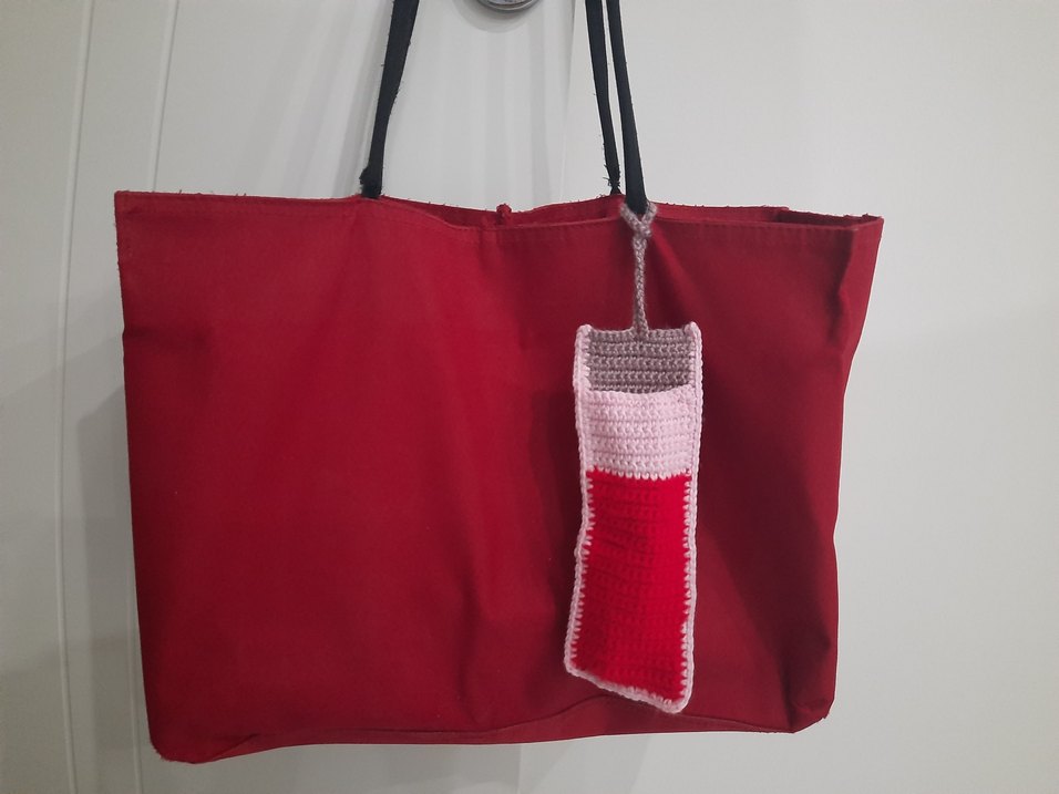 Örgü Çok Renkli gozluk Kılıfı - Görsel 4